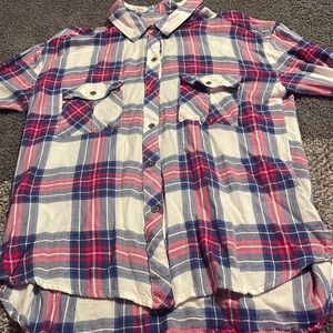 Rails plaid blouse